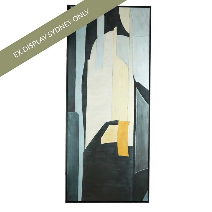 Caves Oil On Canvas Painting - OUTLET NSW