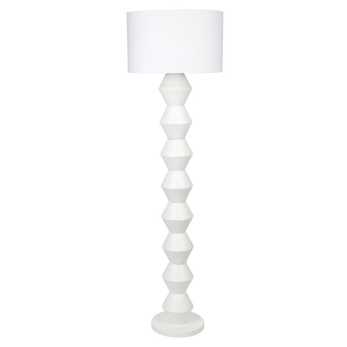  Abstract Floor Lamp - White - Floor Lamps - Eleganté