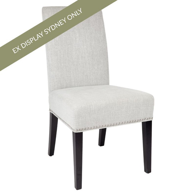  Bentley Dining Chair - Grey Linen - Seating - Eleganté