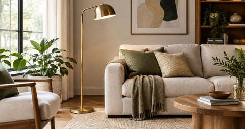 Best brass floor lamps for a living room 2026