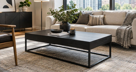 Best rectangular black coffee tables for a modern living room