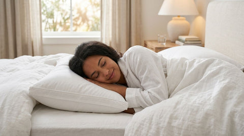 50/50 goose down pillows for hot sleepers