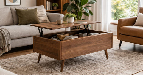 Best coffee tables with storage for small living rooms 2026