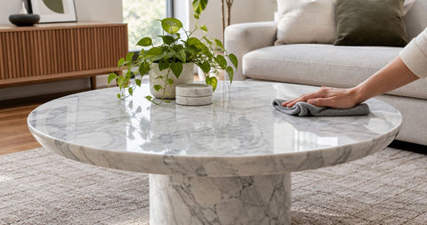 Is marble furniture hard to maintain?