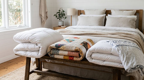 Doona vs quilt vs duvet: what's the difference in Australia