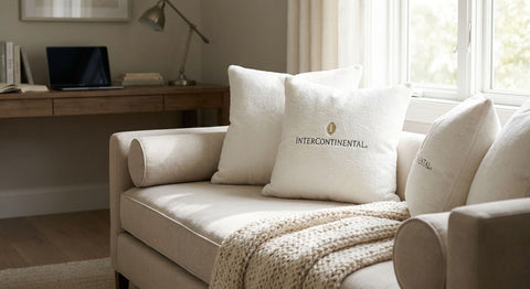 InterContinental hotel pillows for a home office nap corner
