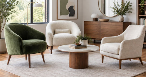 Best accent chairs ranked by fabric: velvet, boucle and linen 2026