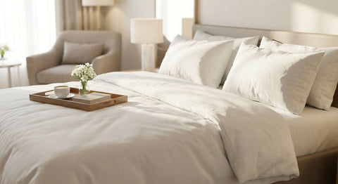 King size pillows for a hotel-style king bed