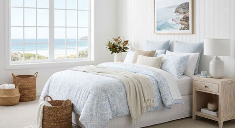Best Australian doonas for a Hamptons-style bedroom