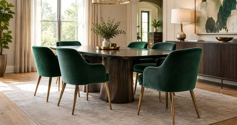 Best velvet dining chairs for an elegant dining room 2026