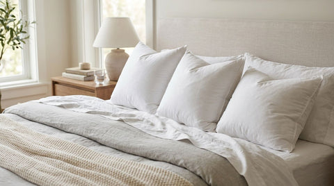 50/50 goose down pillows: firm, medium or soft loft