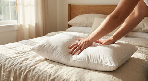 King size pillows: how to fluff and re-loft them