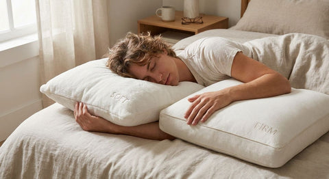 Soft vs firm pillows: which is best for combination sleepers