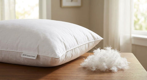 50/50 goose down pillows: what the fill power number means