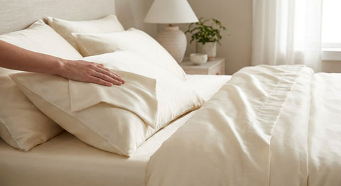 Silk bedding for sensitive skin and eczema