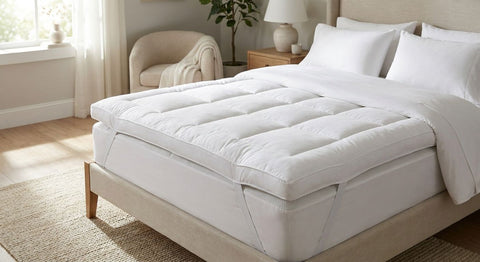 Hotel-style mattress topper: how to keep it from sliding off