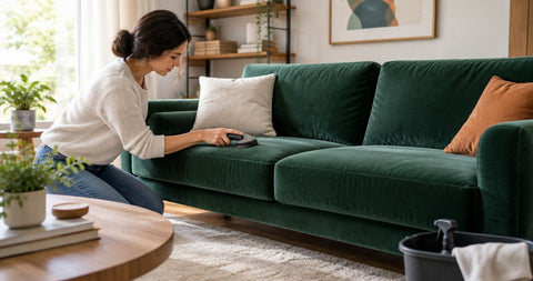 Can velvet sofas stay clean with everyday use?