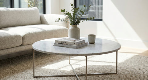 Best carrara marble coffee tables for modern living rooms