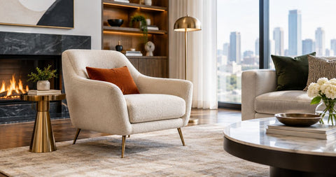 Best modern armchairs for a glamorous living room