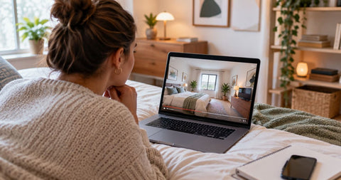 How to use Elegante's YouTube room tours to plan a bedroom