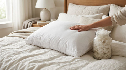 50/50 goose down pillows: what the ratio actually means