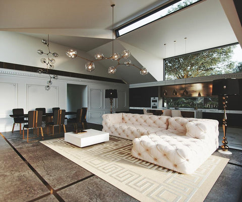 how to decorate luxury living room