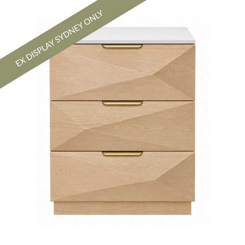Bijou 80cm 3 Drawer Chest - OUTLET NSW - Bijou 80cm 3 Drawer Chest - OUTLET NSW - Eleganté
