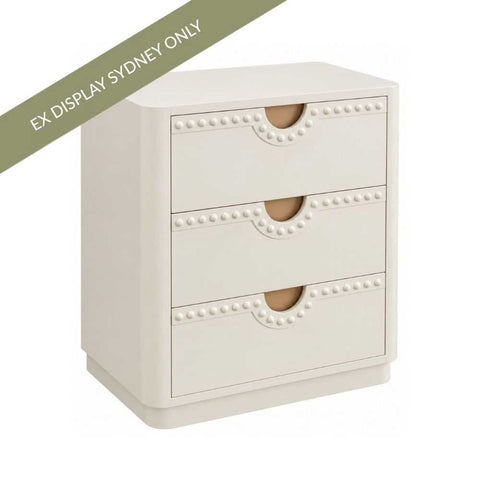 Sandy 80cm 3 Drawer Chest - OUTLET NSW - Sandy 80cm 3 Drawer Chest - OUTLET NSW - Eleganté