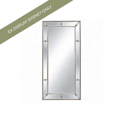 Constance 100x210cm Rectangle Floor Mirror - Antique Silver - OUTLET NSW - Constance 100x210cm Rectangle Floor Mirror - Antique Silver - OUTLET NSW - Eleganté