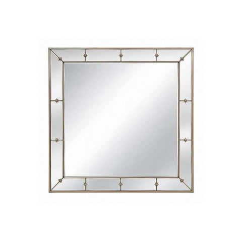 Constance 100x100cm Square Wall Mirror - Antique Silver - OUTLET NSW - Constance 100x100cm Square Wall Mirror - Antique Silver - OUTLET NSW - Eleganté