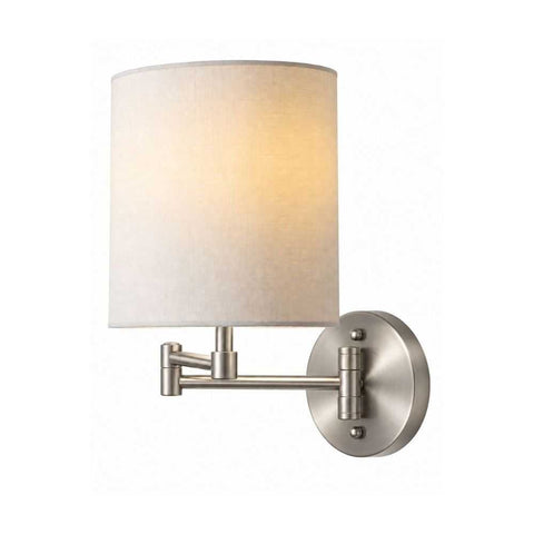 Leiden Wall Sconce - Brushed Nickel - OUTLET NSW - Leiden Wall Sconce - Brushed Nickel - OUTLET NSW - Eleganté