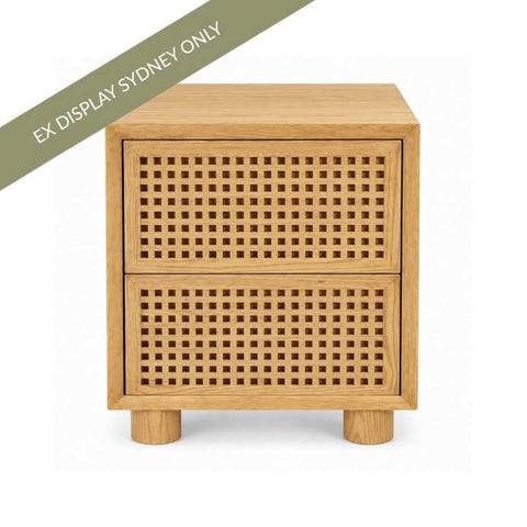 Honeycomb 50x60cm Bedside Table - OUTLET NSW - Honeycomb 50x60cm Bedside Table - OUTLET NSW - Eleganté