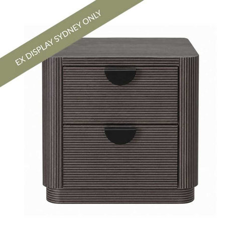 Sandy 50x50cm Bedside Table - Black - OUTLET NSW - Sandy 50x50cm Bedside Table - Black - OUTLET NSW - Eleganté