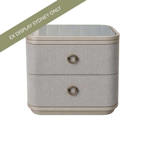 Sonya 60x55cm Bedside Table - OUTLET NSW - Sonya 60x55cm Bedside Table - OUTLET NSW - Eleganté