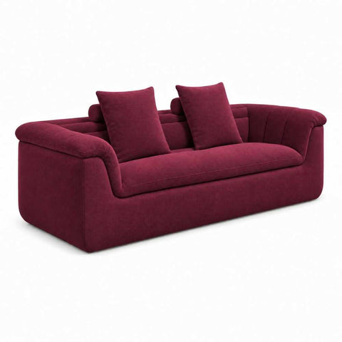 Rochedale 3 Seater Sofa - Wine - OUTLET NSW - Rochedale 3 Seater Sofa - Wine - OUTLET NSW - Eleganté