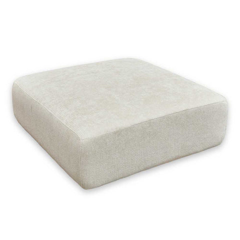 Freya Ottoman Stool - White - Freya Ottoman Stool - White - Eleganté