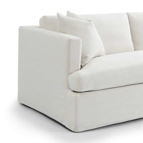 Birkshire 3 Seater Slip Cover Sofa - Ecru Linen - Birkshire 3 Seater Slip Cover Sofa - Ecru Linen - Eleganté
