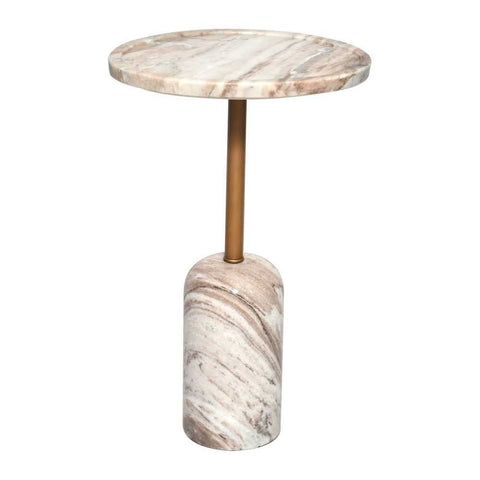 Solada Marble Cocktail Table - Small Natural - Side Tables - Eleganté