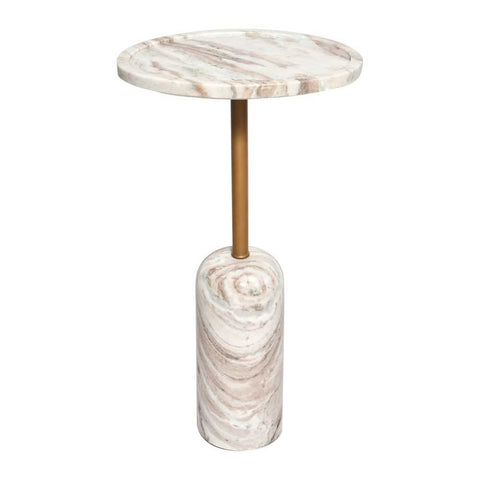 Solada Marble Cocktail Table - Large Natural - Side Tables - Eleganté