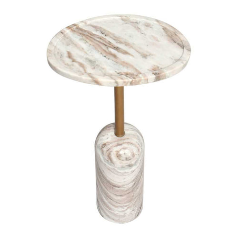 Solada Marble Cocktail Table - Large Natural - Side Tables - Eleganté