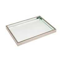 Zeta Mirror Tray - Large Antique Silver - OUTLET NSW