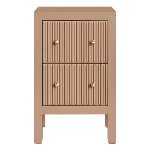Ariana Bedside Table - Petite Mocha Mousse - OUTLET NSW