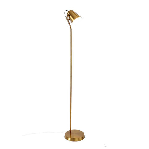 Janus Floor Lamp - Antique Brass