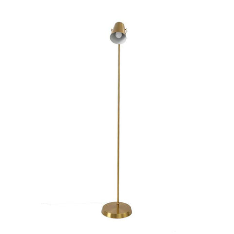 Janus Floor Lamp - Antique Brass