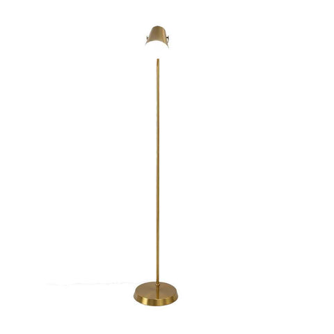 Janus Floor Lamp - Antique Brass