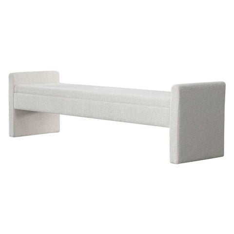 Brigitte Bench Ottoman - Speckle Ecru
