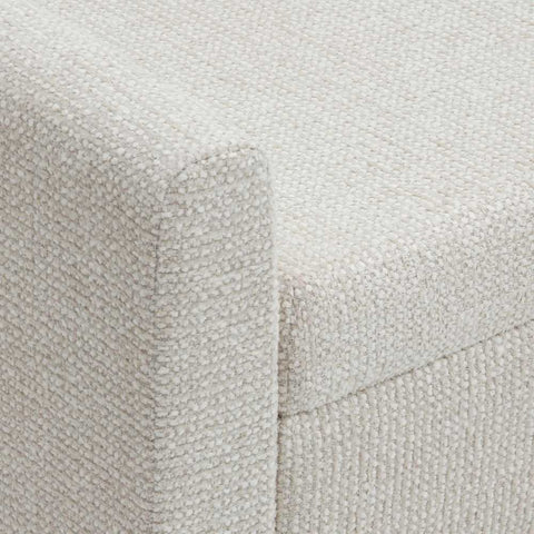 Brigitte Bench Ottoman - Speckle Ecru