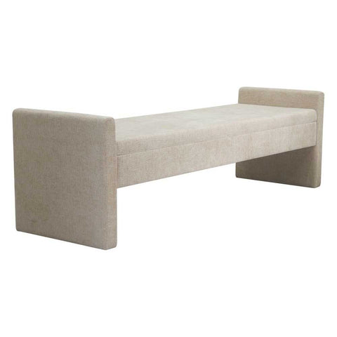 Brigitte Bench Ottoman - Wheat - Ottomans and Stools - Eleganté