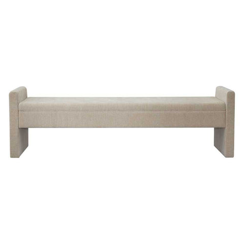 Brigitte Bench Ottoman - Wheat - Ottomans and Stools - Eleganté