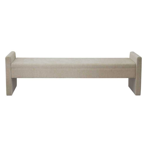Brigitte Bench Ottoman - Wheat - Ottomans and Stools - Eleganté